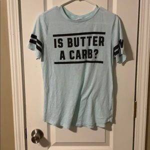 🐳PINK light blue/black top